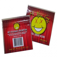Zip Lock Heat Sealing Wholesale Herbal Incense Power Bags Foil Pouch