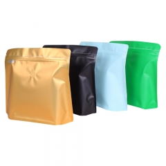 Colorful Blank Stand Up Coffee Packaging Bag In Stock