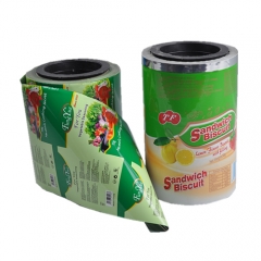 China Manufacturer Packaging Food Grad Roll Wrap Laminated Foil Roll Film For Sachet Packaging Food