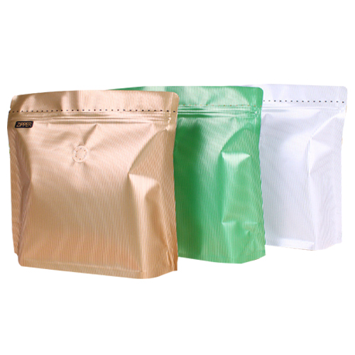 Colorful Blank Stand Up Coffee Packaging Bag In Stock