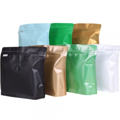 Colorful Blank Stand Up Coffee Packaging Bag In Stock