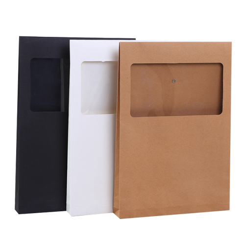 T-shirt Clothing Paper Packaging Envelope Mailing Pouch Stand Up Square Bottom Bag
