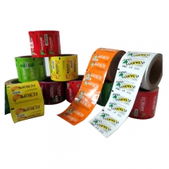 Auto Packaging Plastic Roll Film For Heat Sealing Sachet Packaging Biscuit/ice cream/snack food/potato chips