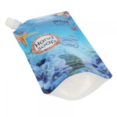 Hand Soap Refill Spout Pouch Care Liquid Packaging Bag 400ml