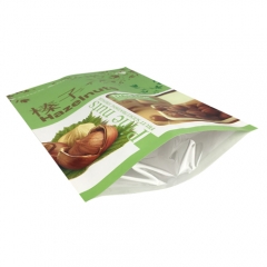 Dried food Pouch Zipper white kraft paper Food Packaging Bag For Pine nuts