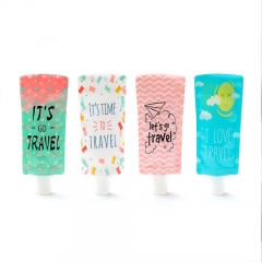 Travel Lotion Container Squeeze Spout Pouch Storage Refillable Bag Shampoo Liquid Soap Wash Cream Portable YAPACK