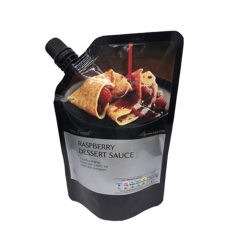 Doypack pouches plastic stand up packaging spout bag for sauce