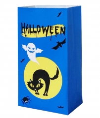 YaPack Halloween Candy Bags (50 Pack) - Party Favor Bags, Trick-or-Treat Paper Bags & Halloween Party Decorations