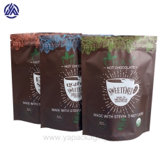 YAPACK Custom Printed 7oz 8oz 16oz Stand Up Coffee Bag With Valve